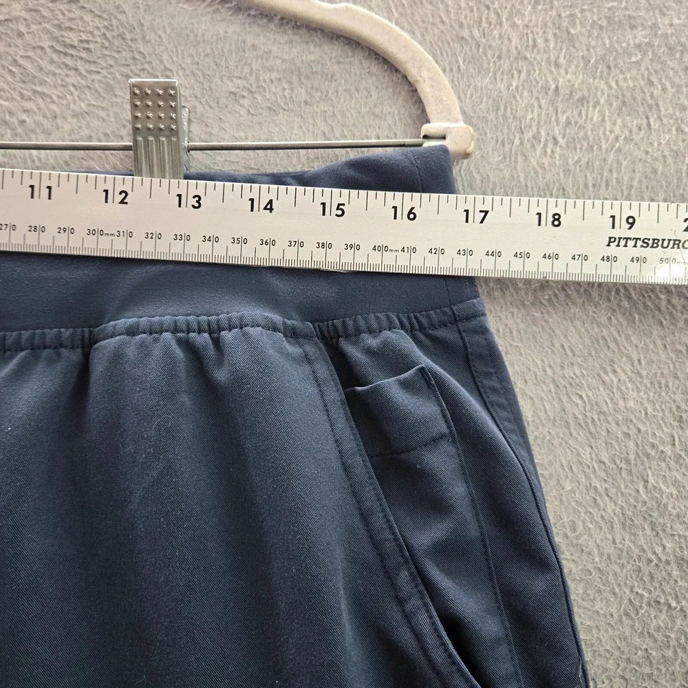 FIGS Women Scrub Pants XLT Blue High Waisted Yola Skinny Cargo Drawstring